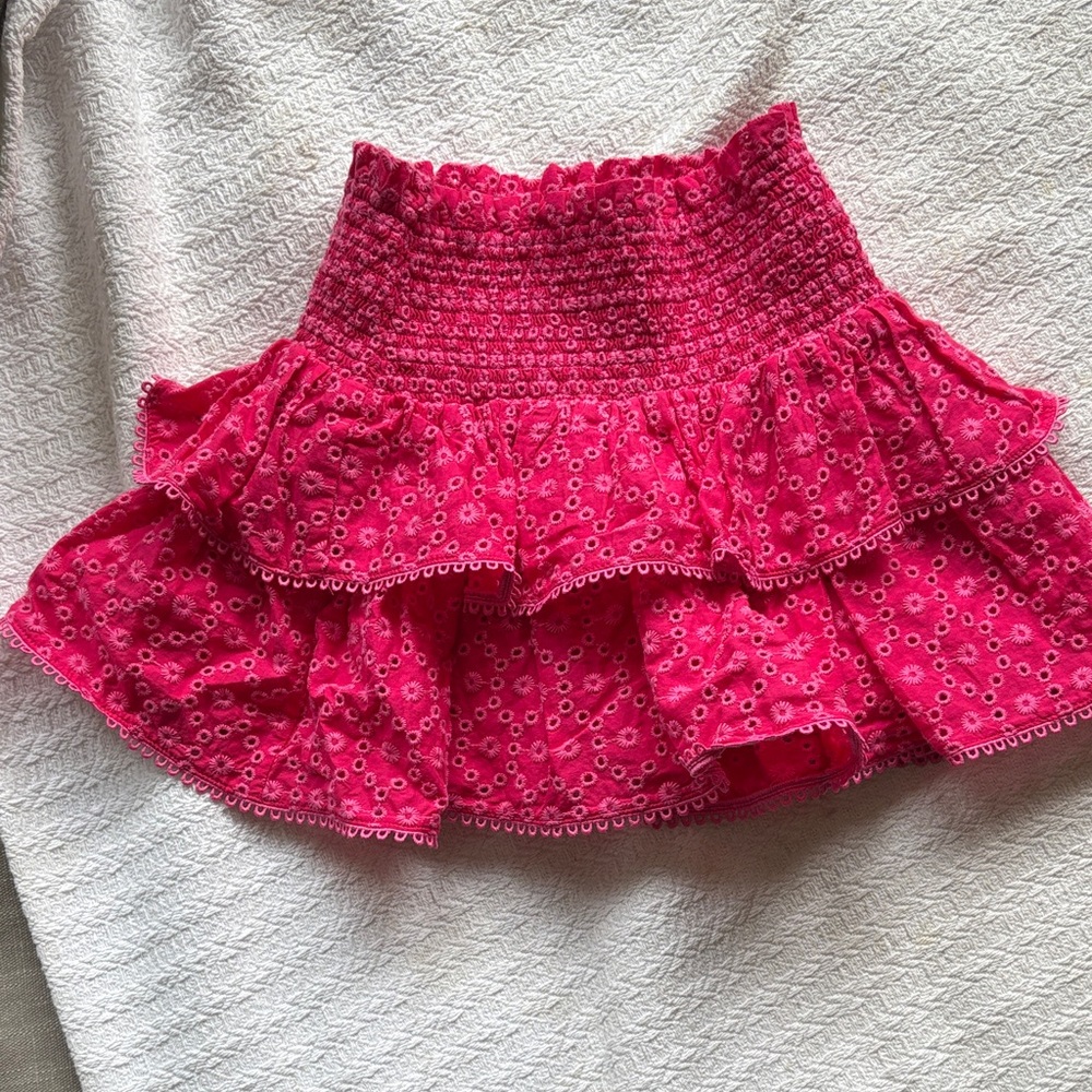 Crewcuts Bright Pink Floral Mini Skirt